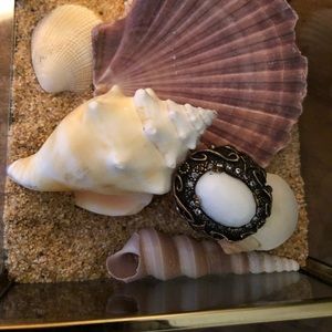 Antique style Ring sultana sterling silver 925